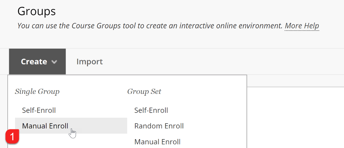 Select Manuel Enroll