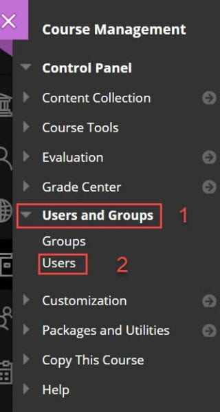 click users and groups then click users