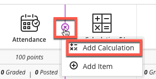 Click "+" and the Click Add Calculation