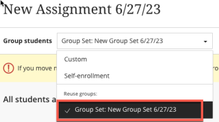 Select Group set